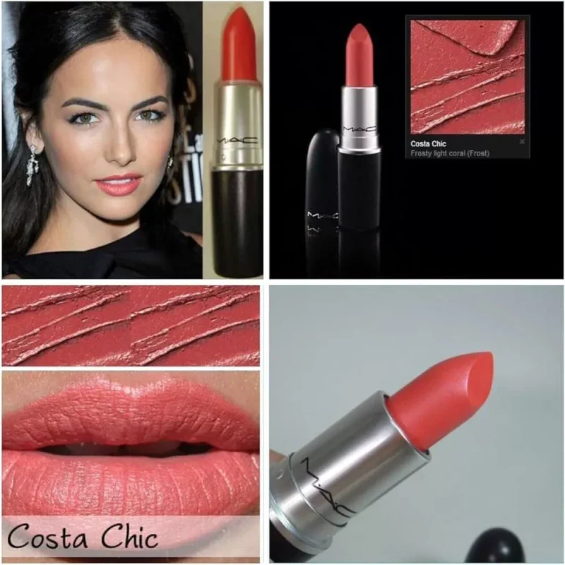 M·A·C MAC Cosmetics Frost Lipstick COSTA CHIC 3 g / .1 oz Full Size • NEW IN BOX!