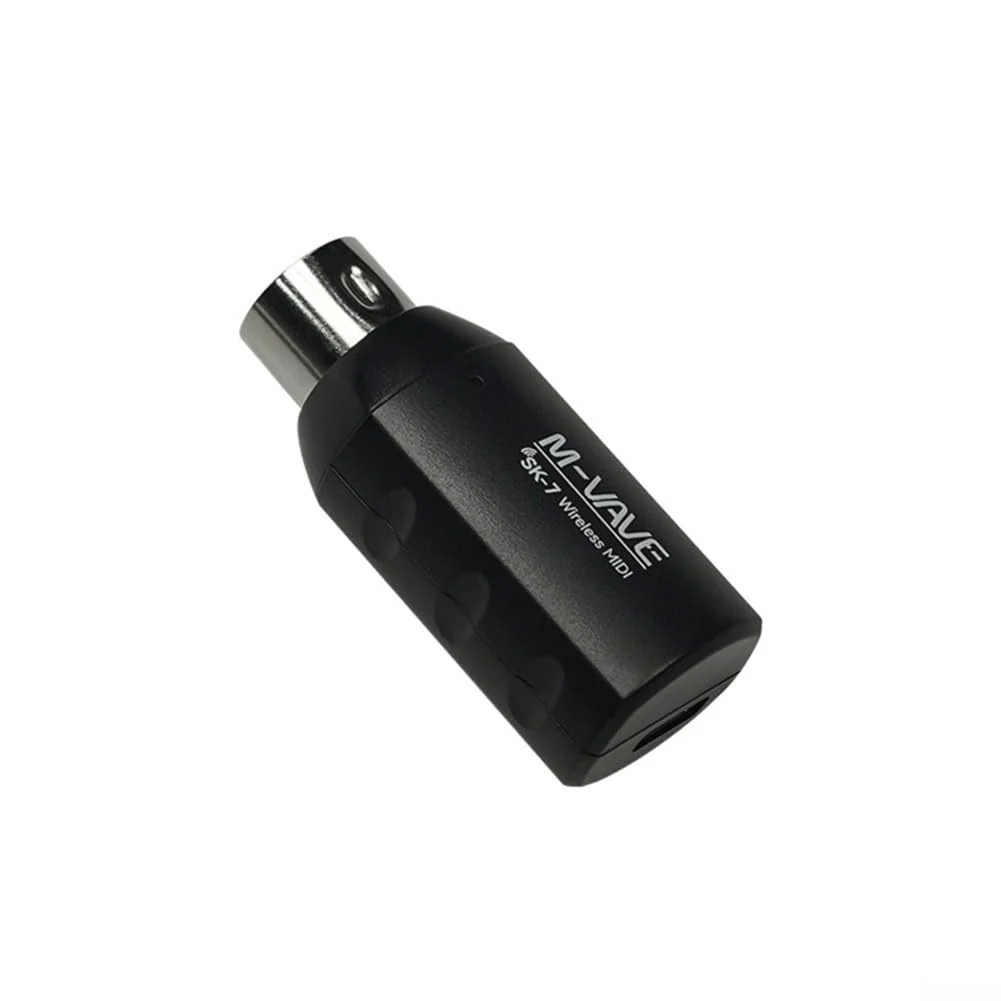 M-VAVE-SK7 5-pin Wireless MIDI-Adapter, Bluetooth-5.0 DIN5-MIDI In/Out Interface For Keyboards/Synths/Controllers,Ultra-Low Latency,Automatic Pairing-MIDI - Image 10