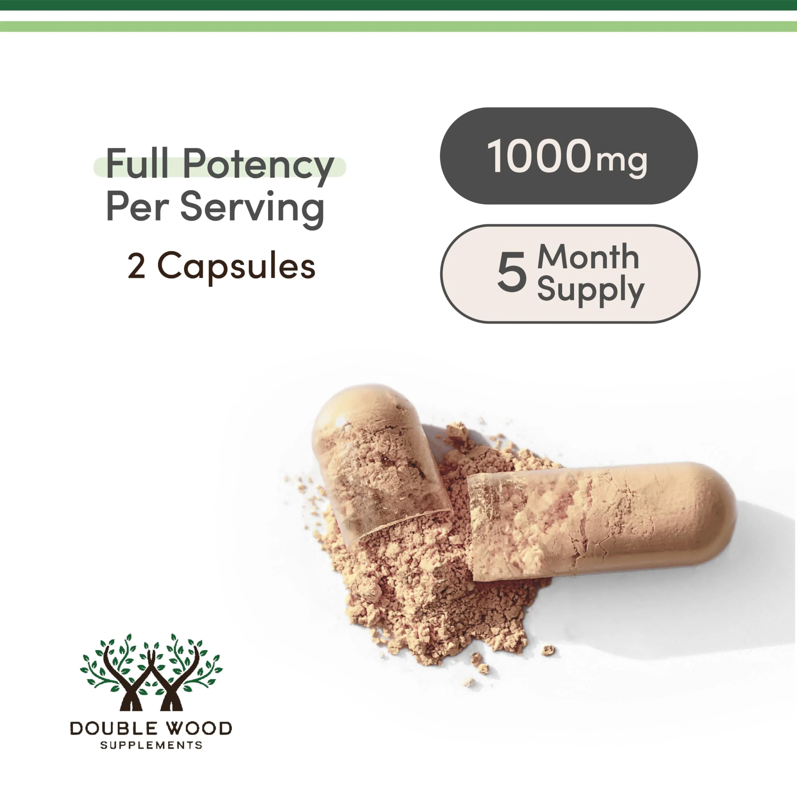 Maca Root Capsules for Women and Men, 300 Count (1,000mg of Black, Red, Yellow Maca Powder per Serving) Grown in Peru (for Energy, Performance, Motivation) by Double Wood - Image 5