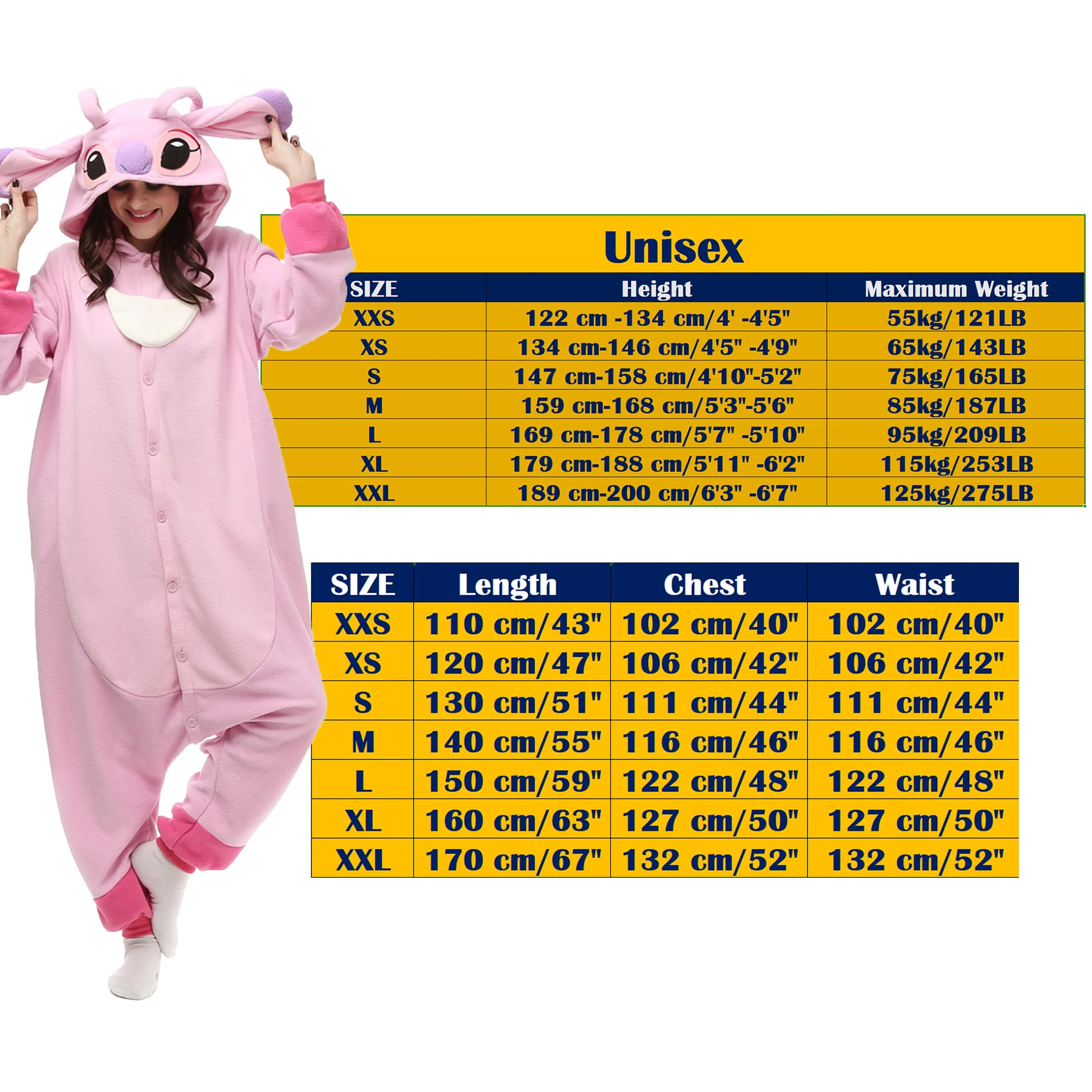 MAJ&COS Onesies Animal Pajamas Onesie Adult Cartoon Cosplay Christmas Halloween Costume For Women Men - Image 6