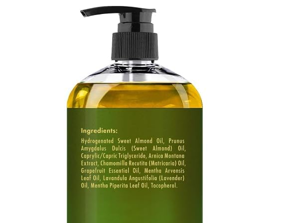 MAJESTIC PURE Arnica Sore Muscle Massage Oil for Massage Therapy - Refreshing, and Relaxing - Natural Oils with Lavender & Chamomile Essential Oils - All Skin Types - Men & Women - 8 fl oz (Pack of 2) - Image 5