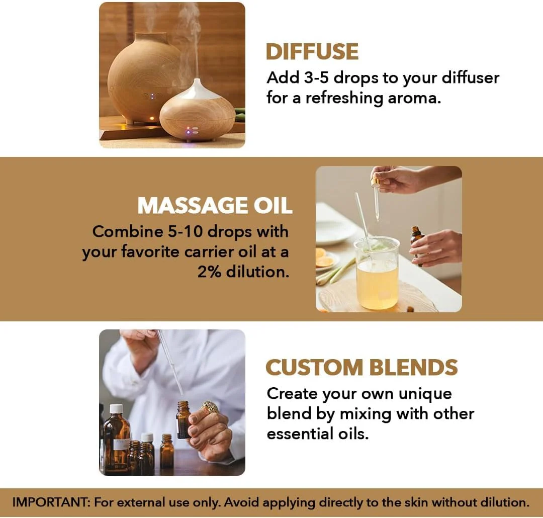 MAJESTIC PURE Frankincense Essential Oil with Glass Dropper | 100% Pure and Natural Frankincense Oil | Premium Grade Essential Oils for Diffusers, Skin, Aromatherapy, Massage | 4 Fl Oz - Image 5