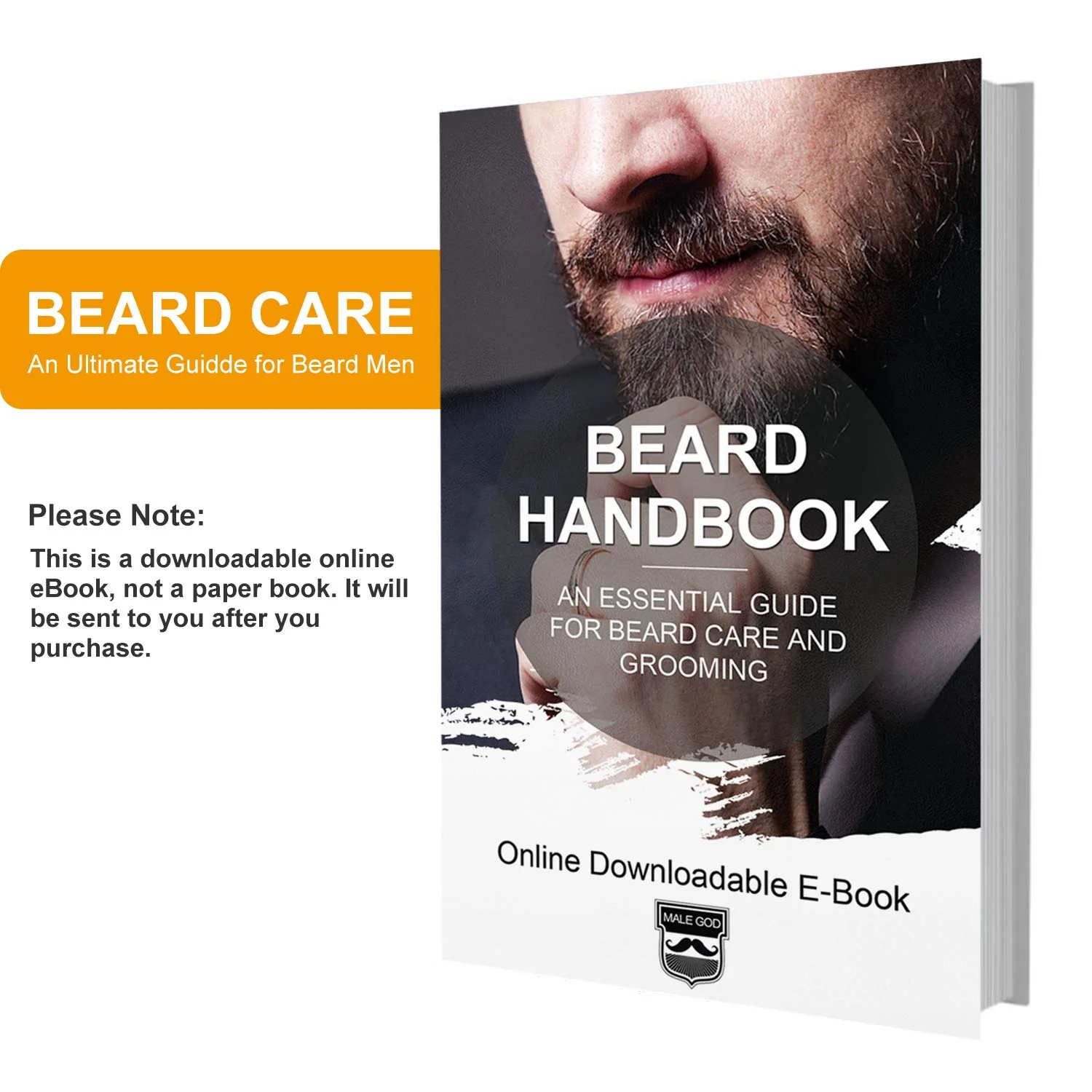 MALE GOD Beard Growth Kit, Beard Kit W/Beard Growth Oil (2 Bottles), Beard Balm, Beard Comb, Massager for Spot/Patchy Beard, Christmas Gifts for Men Him Boyfriend Husband - Image 2