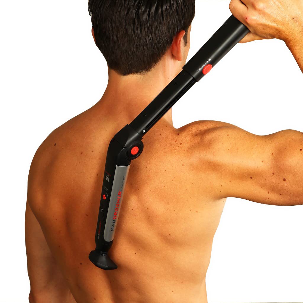 MANGROOMER - Ultimate PRO Back Hair Shaver (New 7th Generation) Complete Wide Blade Attachment Head with Shock Absorber Neck (Attachment Head with Shock Absorber Neck and Blade only) - Image 4