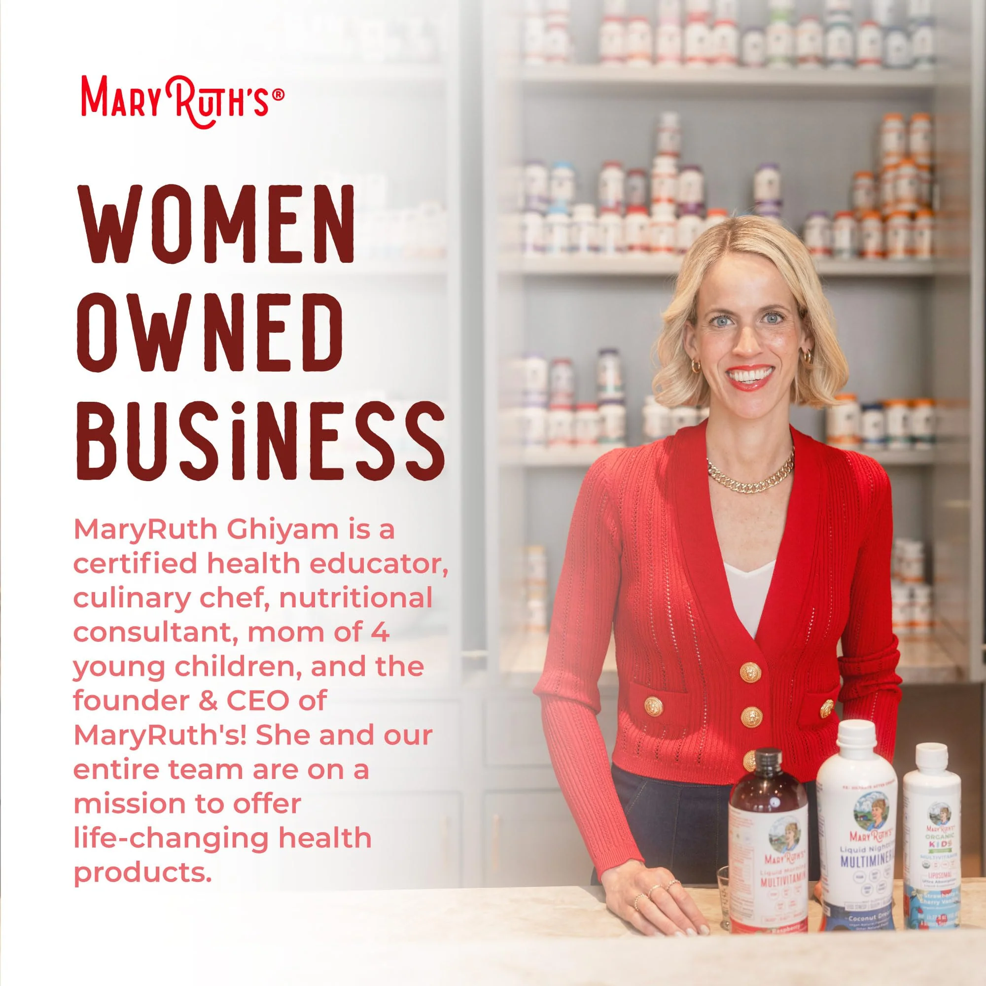 MaryRuth Organics Liquid Nighttime Multimineral | No Melatonin | Bedtime Routine | Magnesium Citrate | Calcium | Zinc | Vitamin D3| Available in 4 Flavors | Vegan | Sugar Free | Gluten Free | 32 Oz - Image 3