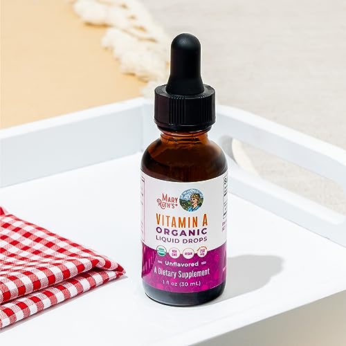 MaryRuth Organics USDA Organic Vitamin A Liquid Drops | 3 Month Supply | Immune Support, Eye Health, Skin Health for Ages 14+ | 750mcg per Serving | Sugar Free | Vegan | Non-GMO | Gluten Free | 1oz - Image 2