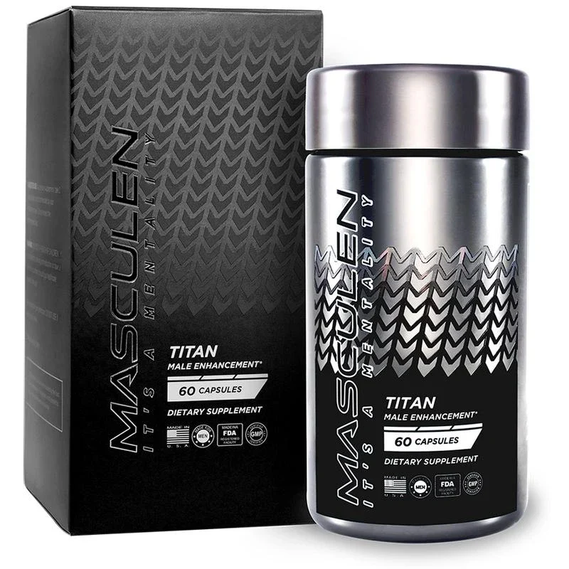 Masculen Titan KSM-66 Ashwagandha Blend - Fitness, Aging Support, and Focus Dietary Supplement - 60 Count organic supplement - Select Package: 2 Bottles - Image 2