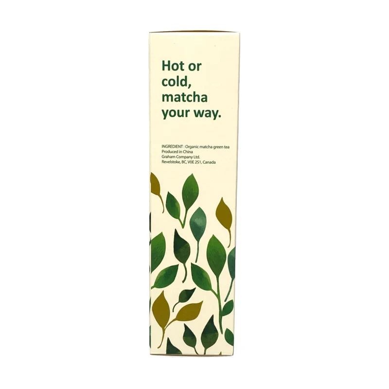 Matcha Certified Organic Green Tea Powder by Harmony Organic - (80 Count Single Serve Stick Pack Pouch) - Image 2