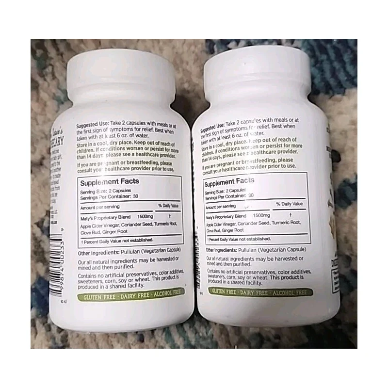 Matys 2 PK! Matys Acid Indigestion Relief Dietary Supplement Exp Date 08/2025 - Image 3