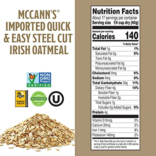 McCann's Irish Oatmeal, Quick & Easy Steel Cut Oats, 24 Ounce - Image 11