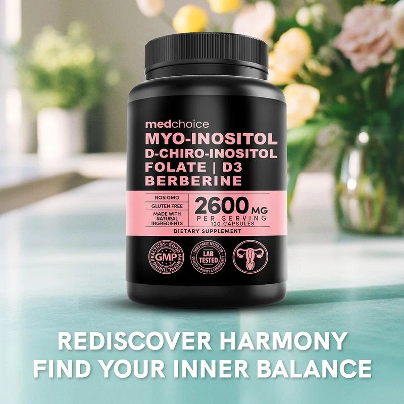 MEDCHOICE 14-in-1 Inositol Supplement Support for Women - 40:1 Myo-Inositol & D-Chiro Inositol Powder Womens Supplement, Pack of 1 - Specification: Default - Image 3