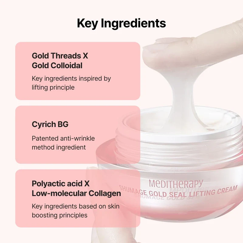 MEDITHERAPY Shumage Gold Seal Lifting Cream+Device, Ultimate Lifting and Tightening for Sagging Skin, Facial Device for Radiant Glow Skin, Elasticity, Anti-Wrinkle - Image 8