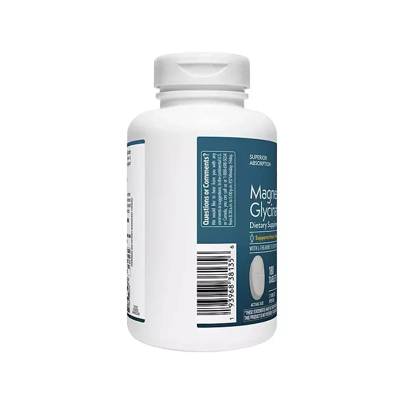 Member's Mark Magnesium Glycinate with L-Theanine Tablets, 180 ct. - Image 4