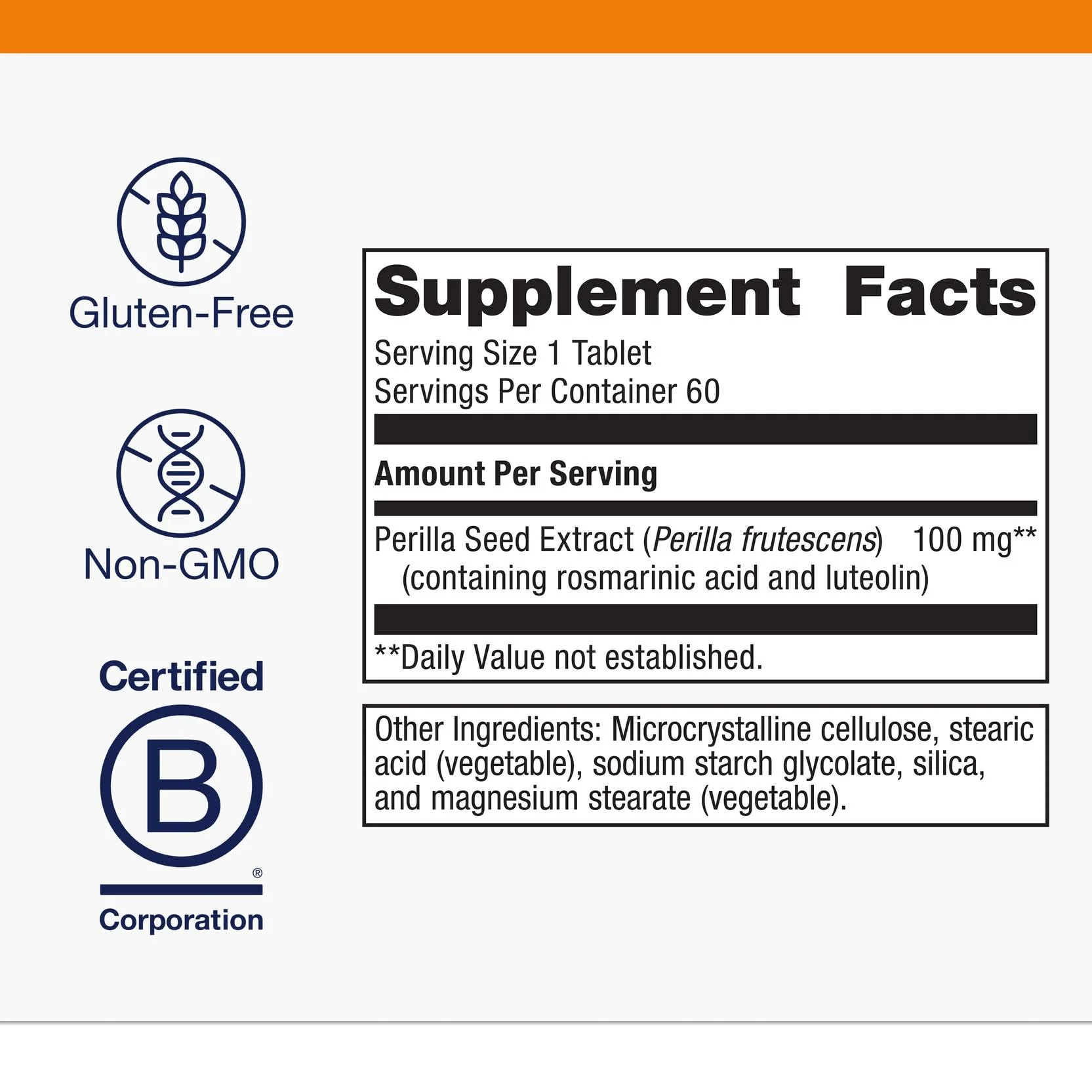 Metagenics Perimine - Healthy Breathing, Respiratory & Immune Support* - with Perilla Seed Extract - with Flavonoids Rosmarinic Acid & Luteolin - Non-GMO - Gluten-Free - Vegetarian - 60 Tablets - Image 7