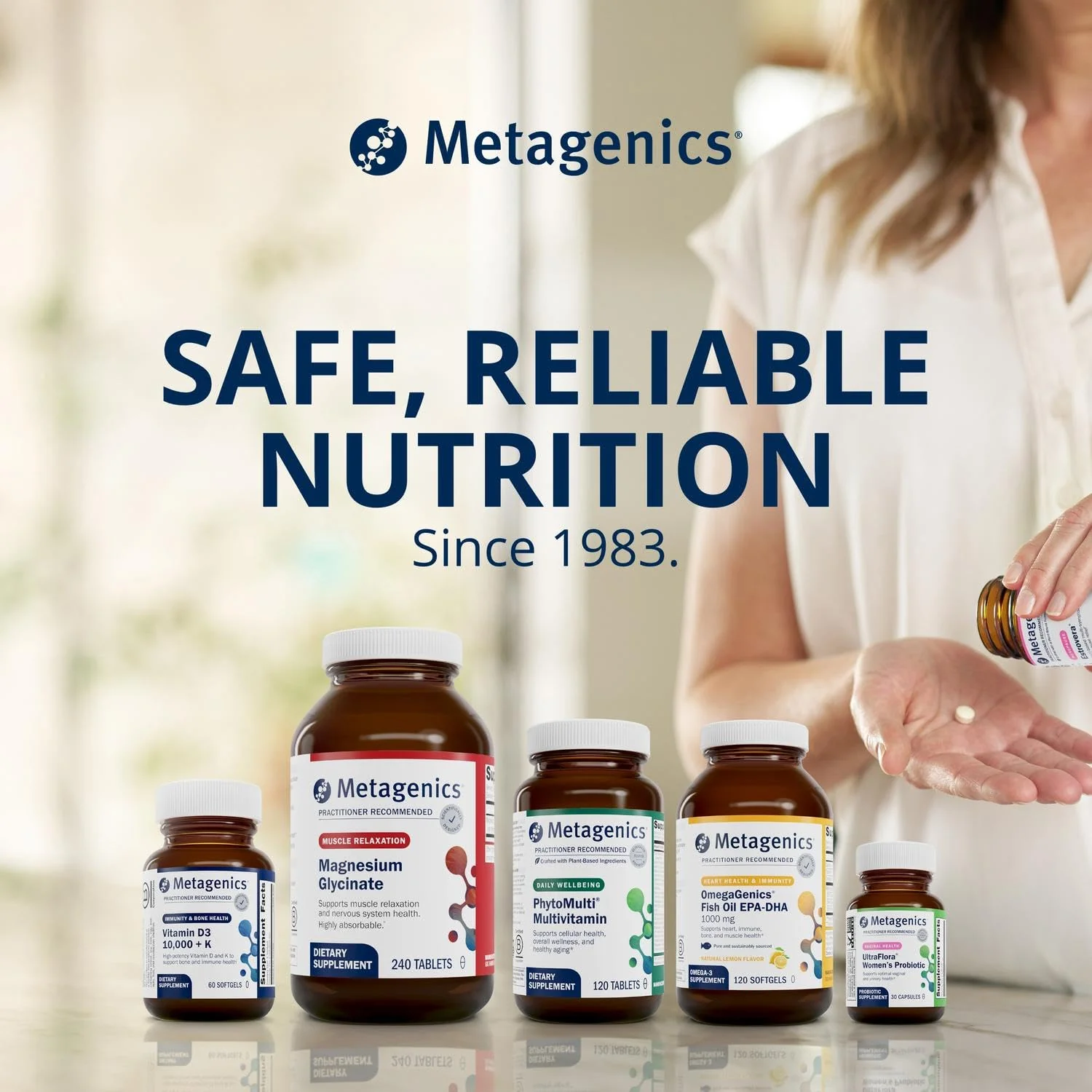 Metagenics UltraFlora Spectrum - Digestive & Immune Health Supplement* - Daily Probiotic - Non-GMO & Gluten-Free - 60 Capsules - Image 2