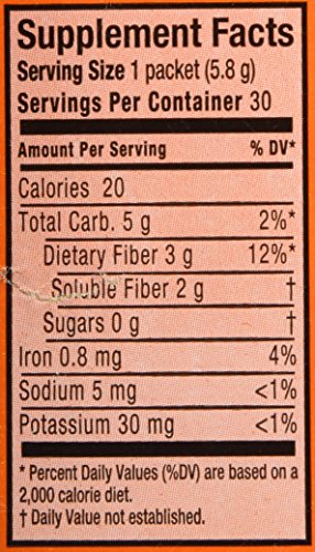 Metamucil Fiber Singles Smooth Texture Sugar Free Orange - 30 Packets - Image 3