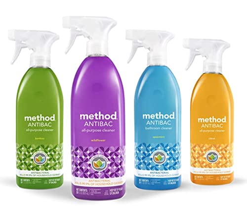 Method Antibacterial All-Purpose Cleaner Spray, Citron, Kills 99.9% of Household Germs, 28 Fl Oz, (Pack of 4) - Image 4