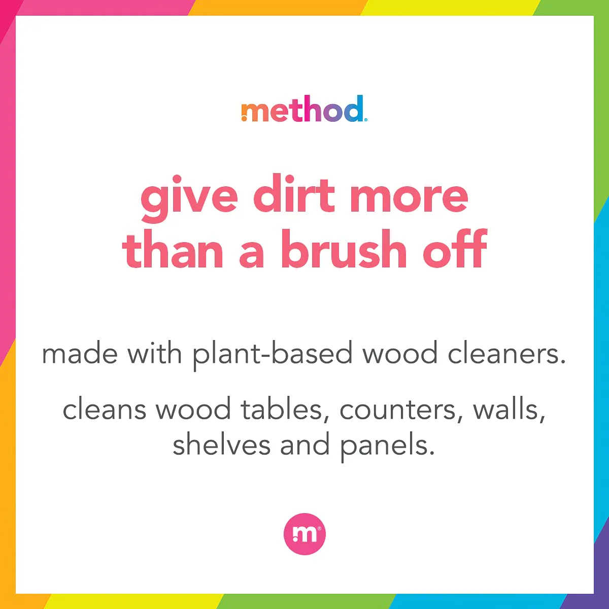 Method Daily Wood Cleaner, Almond, Plant-Based Formula That Cleans Shelves, Tables and Other Wooden Surfaces While Removing Dust & Grime, 28 Oz Spray Bottles, (Pack of 8) - Image 5