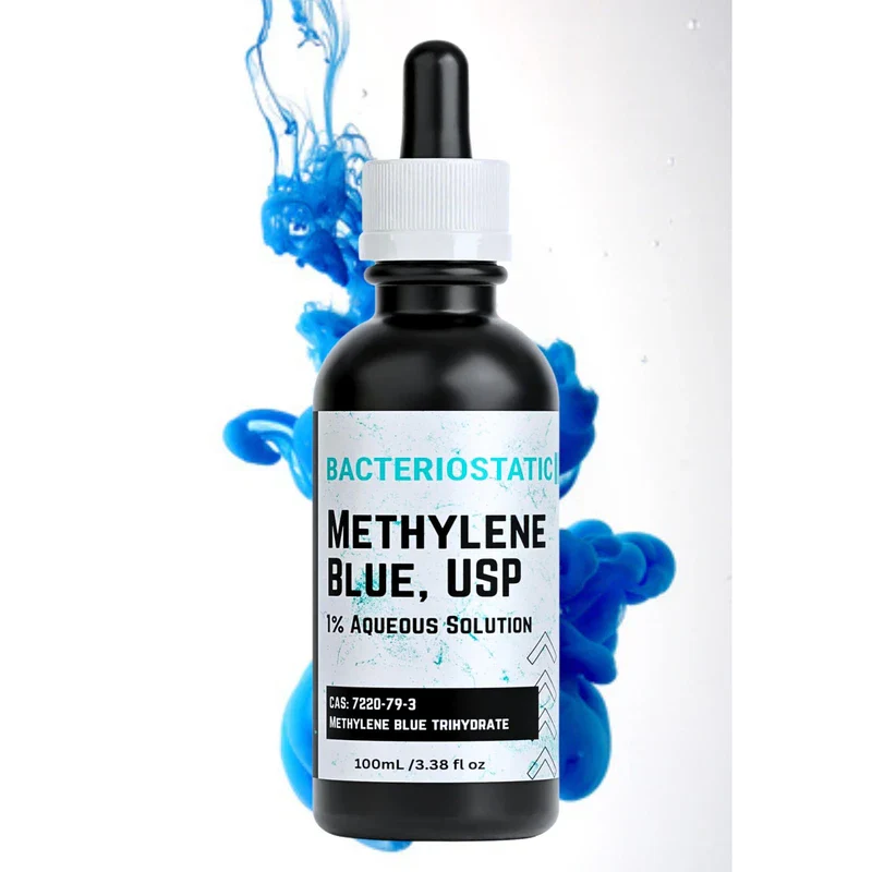 Methylene Blue Pharmaceutical Grade 100 mL 1% Aqueous Solution USP 3.38 fl oz