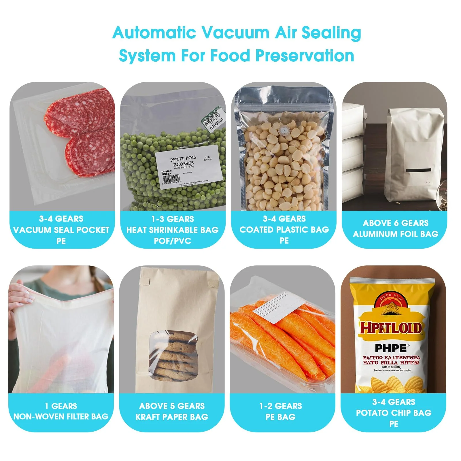 METRONIC Impulse Sealer 12 Inch, Heat Sealer Machine with Repair Kit, Manual Bag Sealer, Heavy Duty Impulse Heat Sealer for Plastic Bags, Shrink Wrap Bags (White) - Image 2