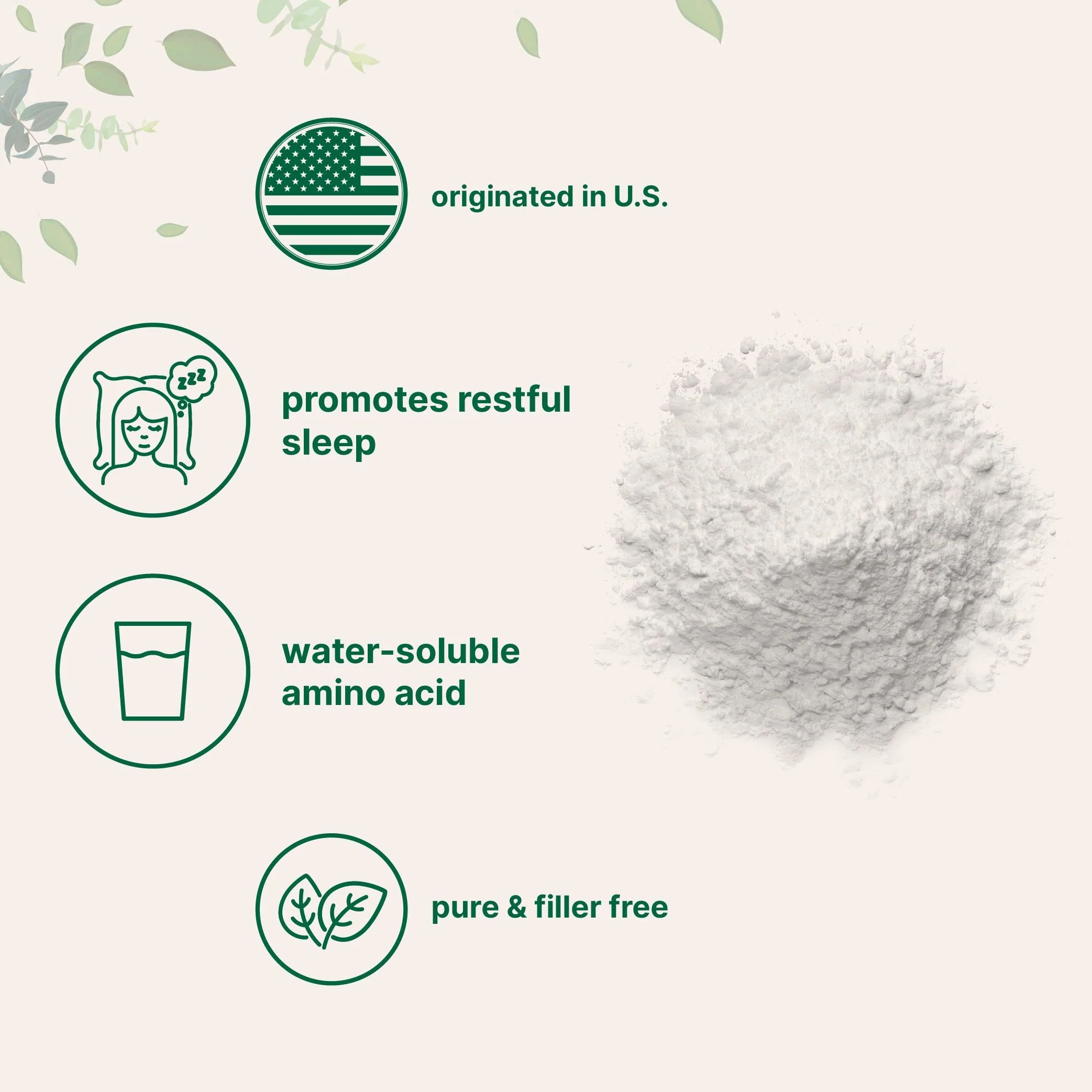 Micro Ingredients Glycine Powder, 1KG (2.2 Pounds), Glycine 1000mg Per Serving, Supports Restful Sleep and Neurotransmitter, Water Soluble and Products of USA - Image 6