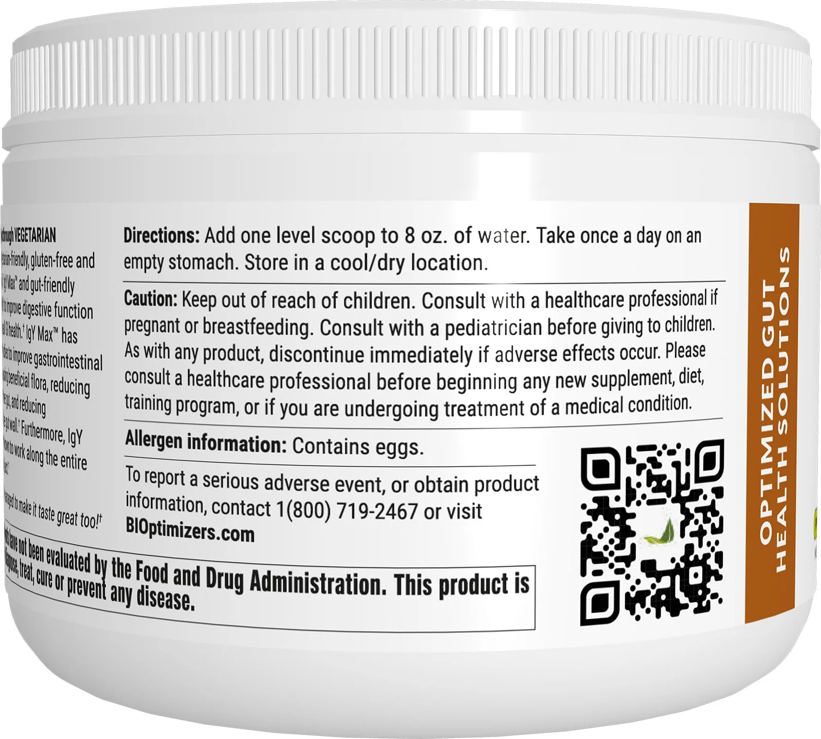 Microbiome Breakthrough Repair Powder - Vegetarian Vanilla - Contains Probiotics for Men and Women - Gas & Bloating Relief - GI Revive - Improves Gut Health - 30 Servings - 150g - Image 4
