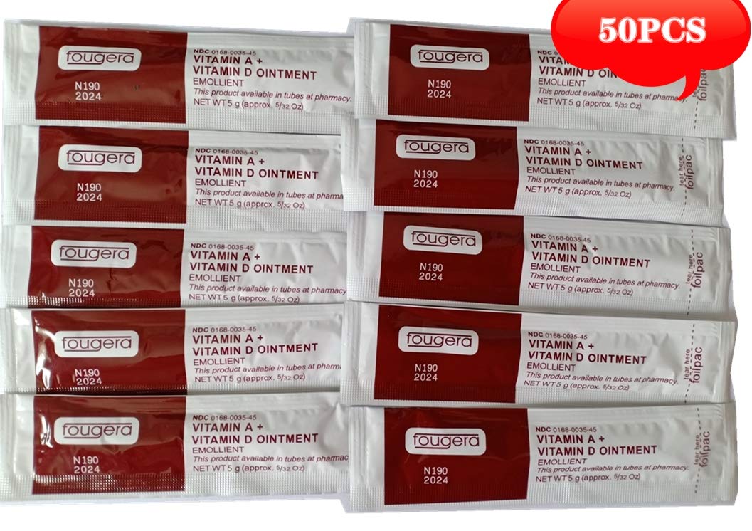 Microblading Permanent Tattoo Aftercare Ointment, Latest Date 50 Packets Vitamin A & D Anti Scar Scald Repair Cream Gel, for Body Art Makeup Eyebrow Supplies; XF50 - Image 7