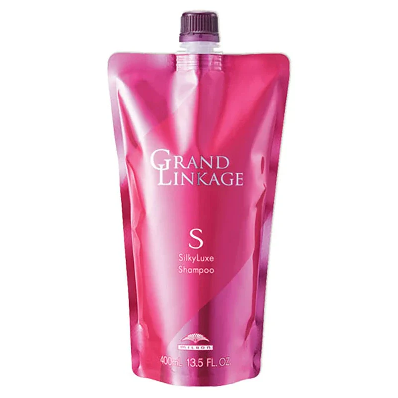 Milbon Grand Linkage Silky Luxe Shampoo 13.5 fl oz (400 ml) Refill