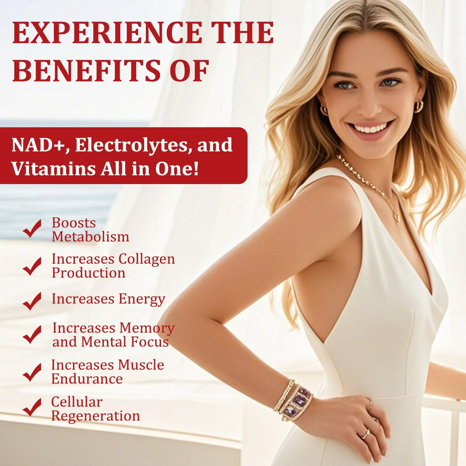 MILIZHIWU NAD 1000mg Liquid - Nicotinamide Riboside Resveratrol Supplements with PQQ, NAD+ Berry Flavor Drink Mix for Skin Aging Support, Energy and Focus - 30 Pack - Image 3