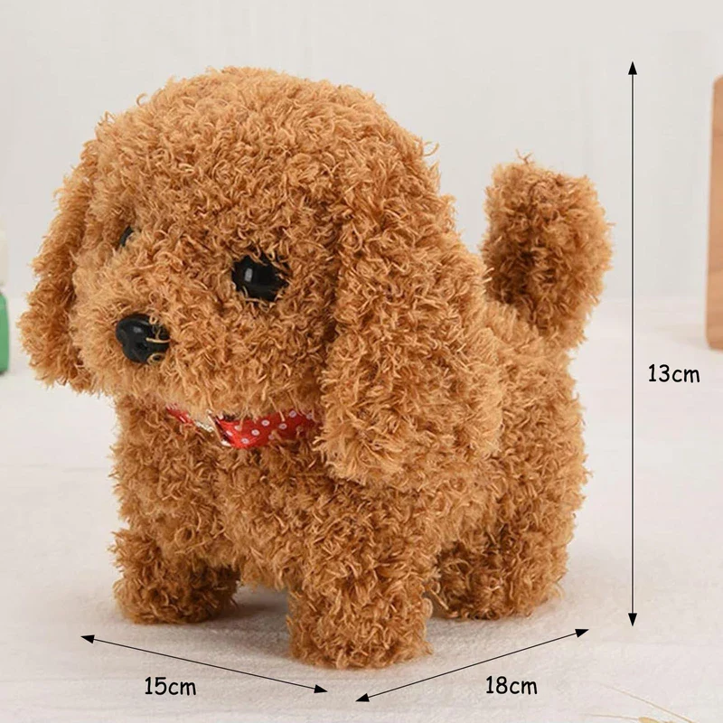 Milow-My Realistic Robot Puppy,Interactive Robot Puppy,Plush Robotic Puppy Ultra Realistic Robot Puppy Robot Puppy That Acts like a Real Puppy Can Walk Bark Shake Head and Tail - Image 2