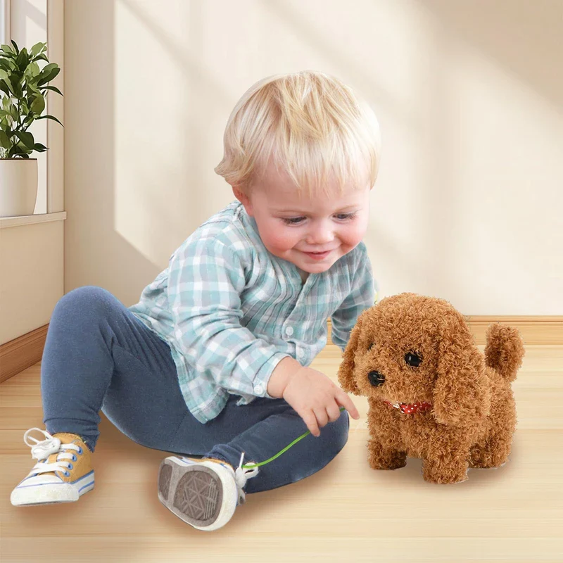 Milow-My Realistic Robot Puppy,Interactive Robot Puppy,Plush Robotic Puppy Ultra Realistic Robot Puppy Robot Puppy That Acts like a Real Puppy Can Walk Bark Shake Head and Tail - Image 4