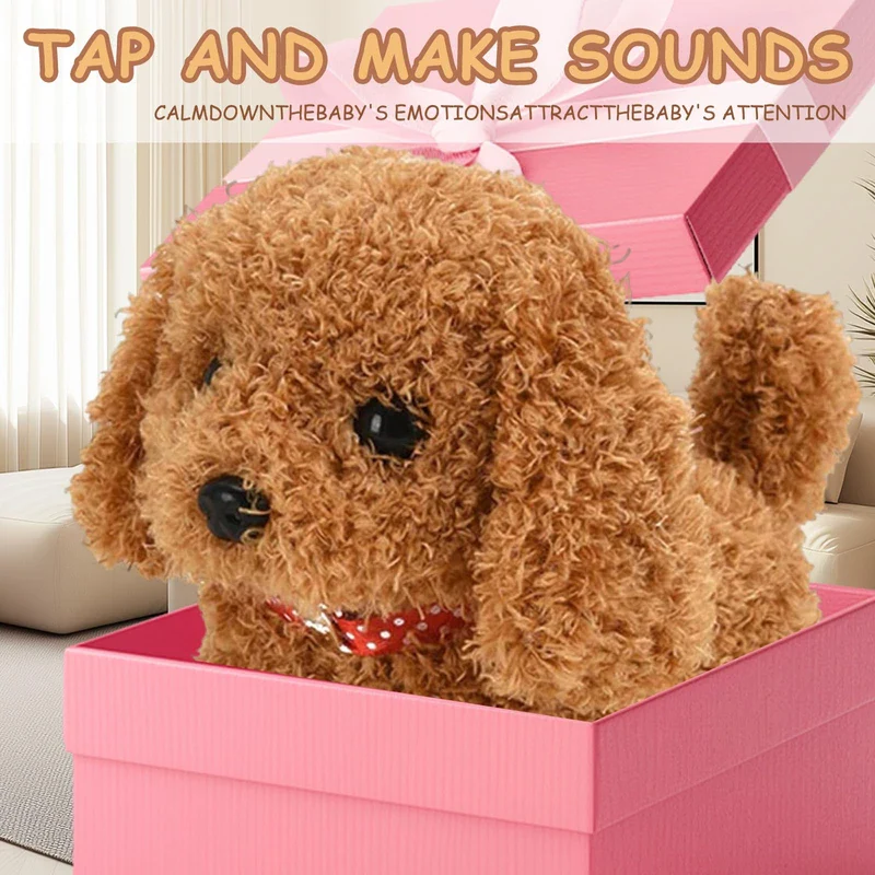 Milow-My Realistic Robot Puppy,Interactive Robot Puppy,Plush Robotic Puppy Ultra Realistic Robot Puppy Robot Puppy That Acts like a Real Puppy Can Walk Bark Shake Head and Tail - Image 6