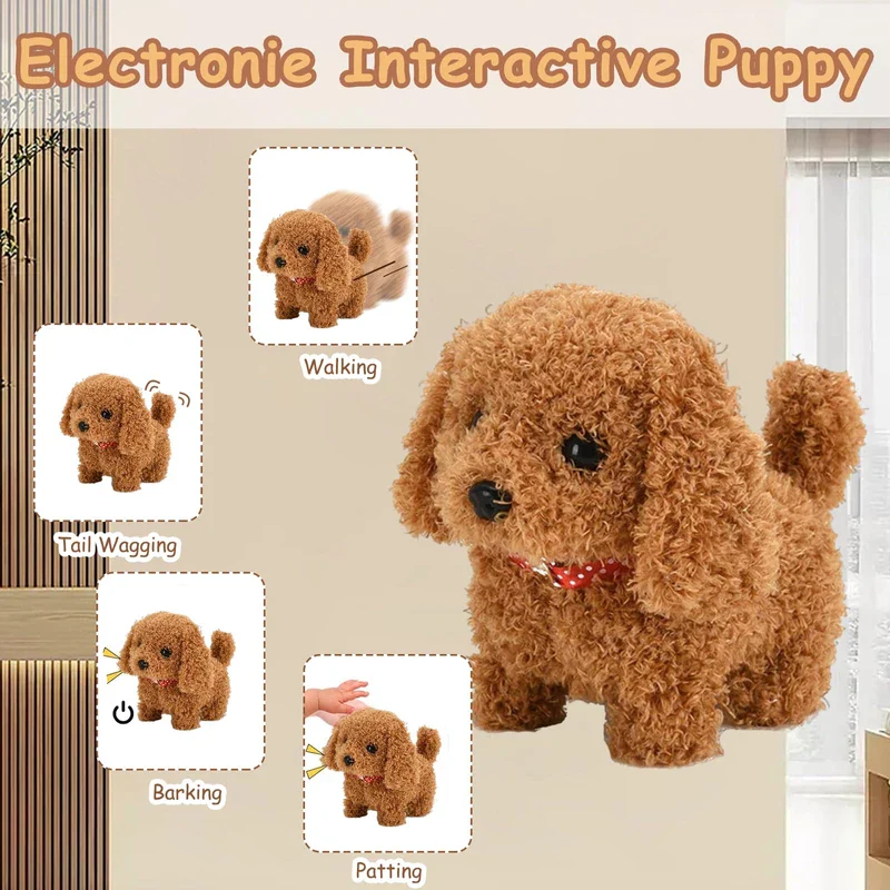 Milow-My Realistic Robot Puppy,Interactive Robot Puppy,Plush Robotic Puppy Ultra Realistic Robot Puppy Robot Puppy That Acts like a Real Puppy Can Walk Bark Shake Head and Tail - Image 7