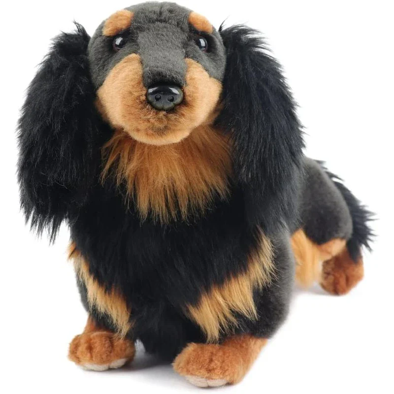 Mini - Dachshund Longhair - Premium Dog Stuffed Animal - Lifelike & Realistic - Specification: Default - Image 4