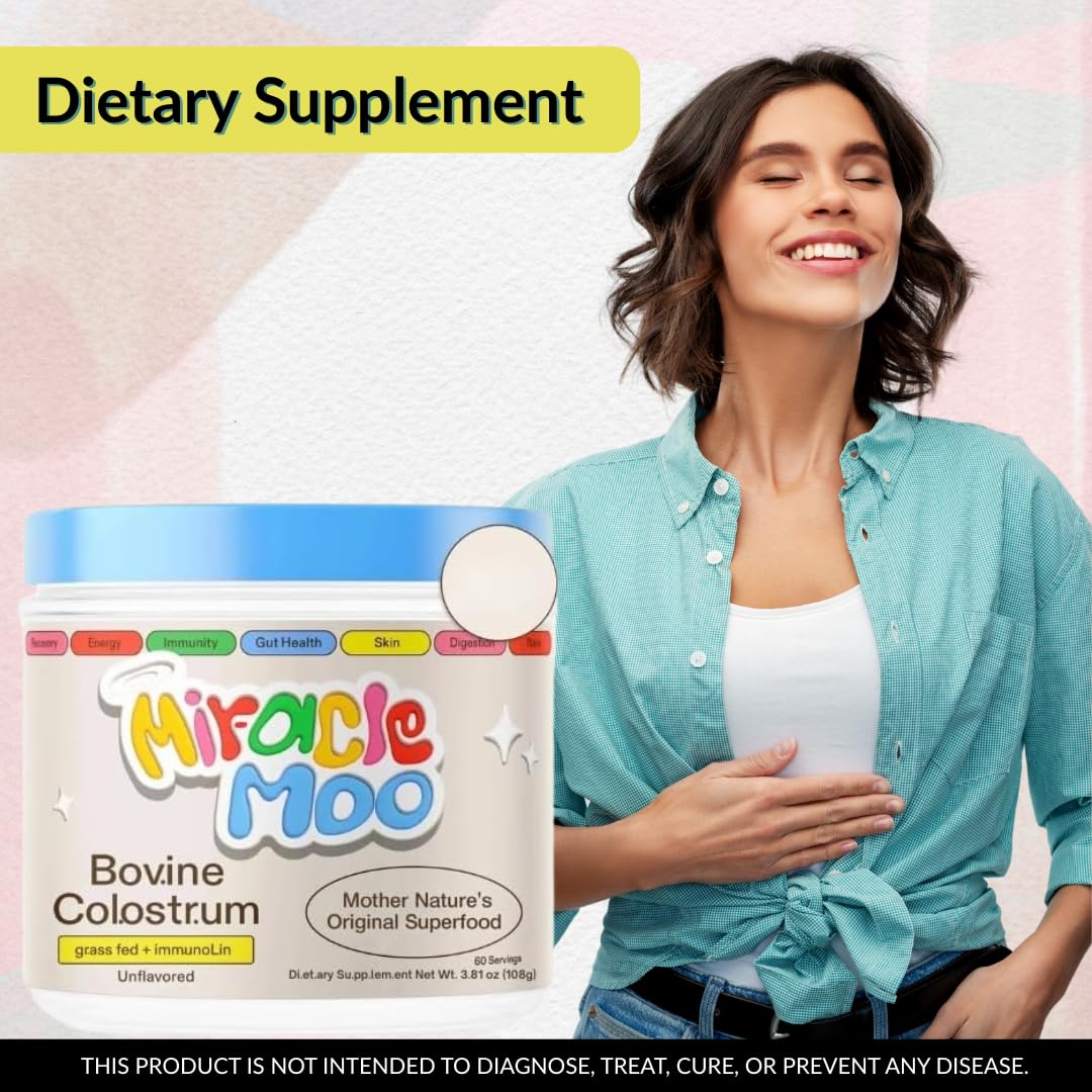 Mir~acle Moo Bo.Vine Col.ostr.um | Immune Support | Unflavored - (Pack 1) - Image 6