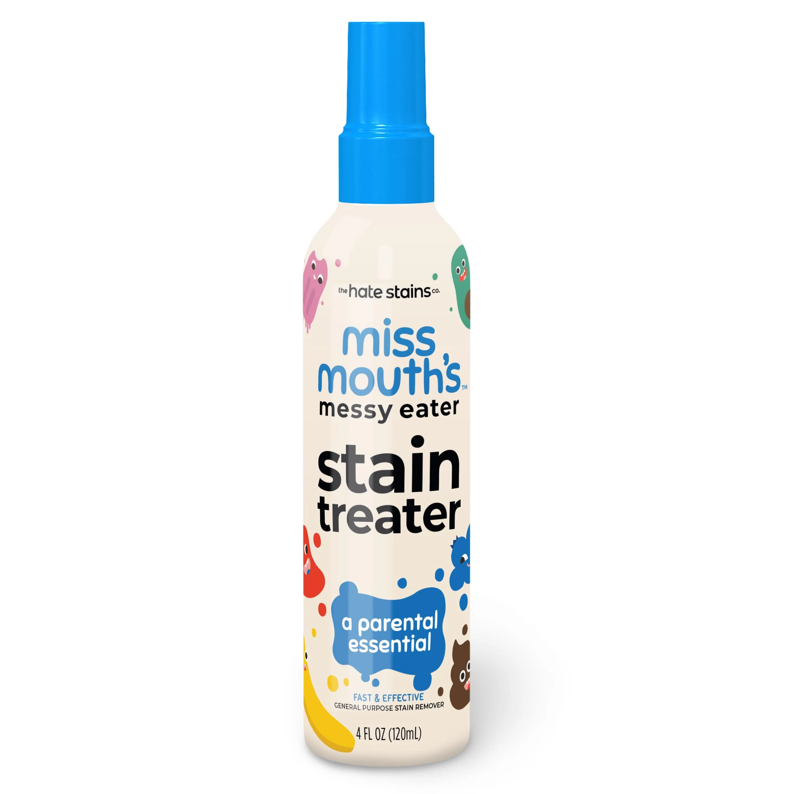 Miss Mouth's Messy Eater Stain Treater Spray - 4oz 3 Pack Stain Remover - Newborn & Baby Essentials - No Dry Cleaning Food, Grease, Coffee Off Laundry, Underwear, Fabric - Image 6
