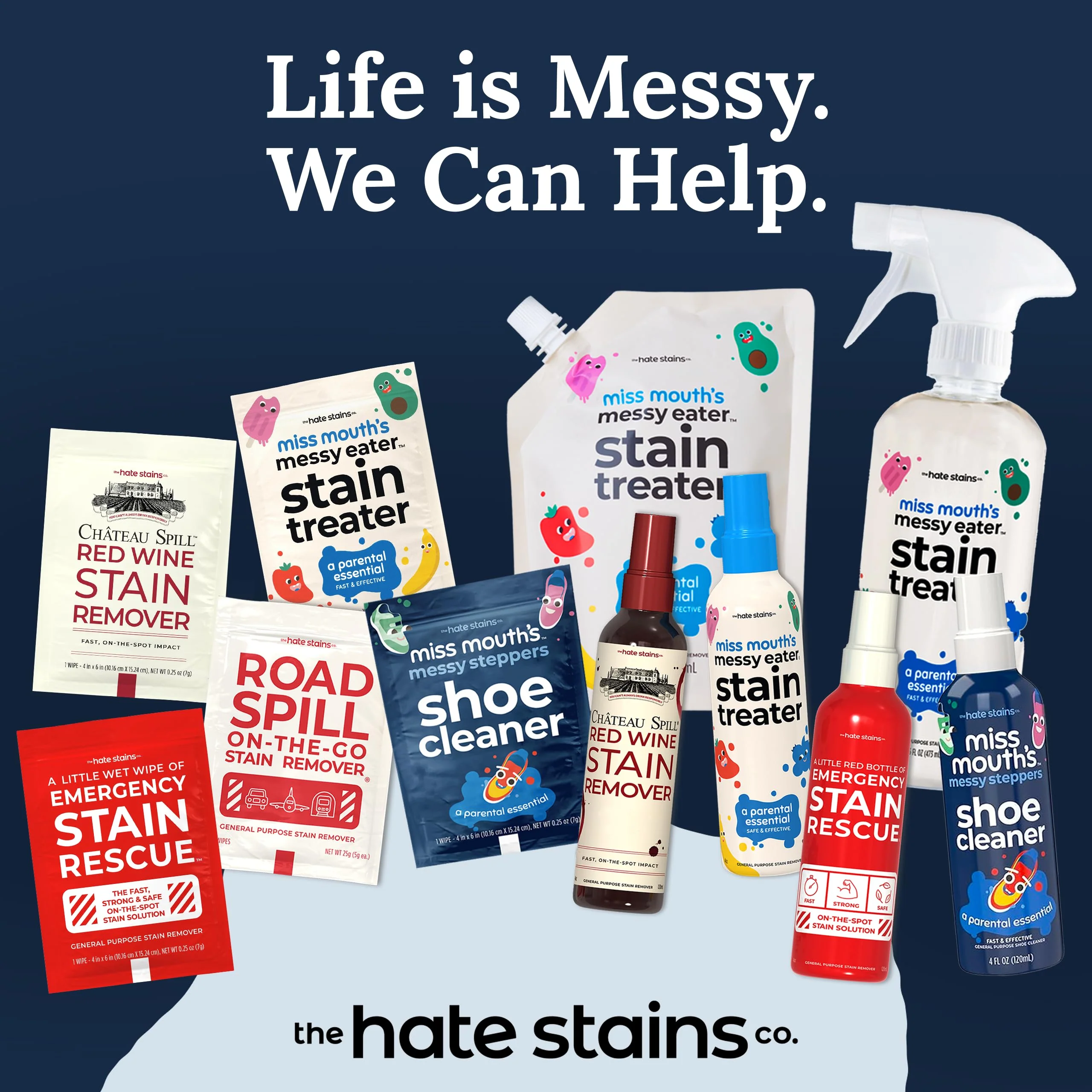 Miss Mouth's Messy Eater Stain Treater Spray - 4oz 3 Pack Stain Remover - Newborn & Baby Essentials - No Dry Cleaning Food, Grease, Coffee Off Laundry, Underwear, Fabric - Image 90