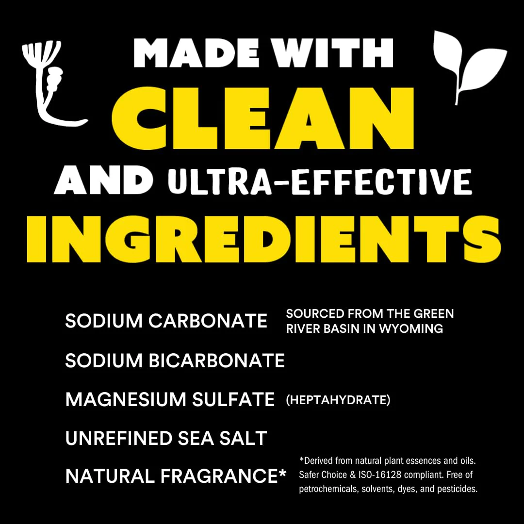 Molly's Suds Original Laundry Detergent Powder | Clean Laundry Detergent Powder for Sensitive Skin | Simple, Effective Ingredients, Stain Fighting | 240 Load (Peppermint) - Image 6