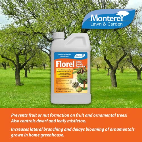 Monterey - Florel Plant Growth Regulator - Fruit Tree Spray - Florel Fruit Eliminator Spray for Trees - Apply Using Sprayer - 1 Quart - Image 5