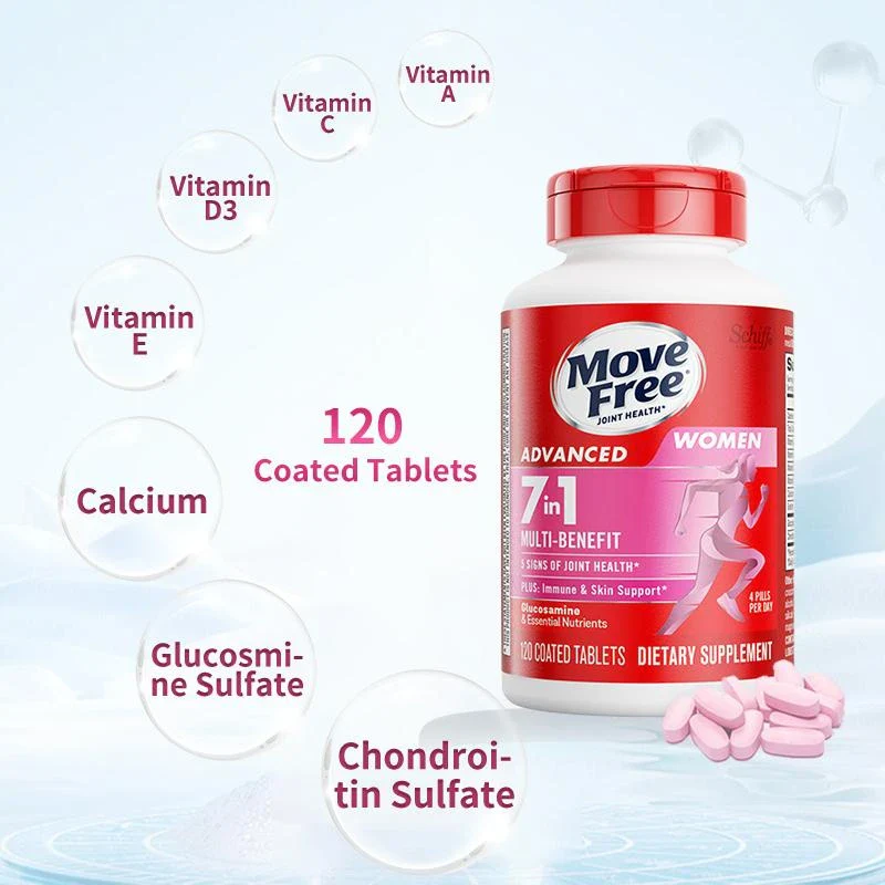 Joint Health Supplements- Move Free joint health 7-in-1 Combined Set of Men's Multi-Ingredient Glucosamine and Women's Multi-Ingredient Glucosamine - Image 3