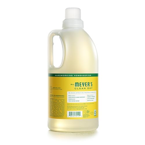 MRS. MEYER'S CLEAN DAY Liquid Laundry Detergent, Biodegradable Formula Infused with Essential Oils, Honeysuckle, 64 oz - Pack of 2 (128 Loads) - Image 7