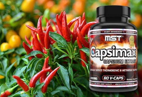 MST Capsimax Supplement 100mg V Capsules, 60 Servings Clinically Dosed Weight Management, Thermogenic, Appetite Control, Calorie Burning, Metabolic Health, Stimulant Free. BSCG Certified - Image 7