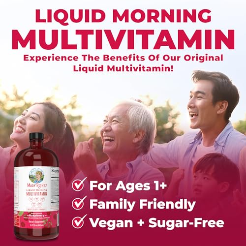 Multivitamin for Women, Men & Kids by MaryRuth's | Liquid Morning Multivitamin | Mens, Womens Multivitamin| Vitamin A C D E B6 B12 Biotin Zinc | Beauty | Vegan | Non-GMO | Gluten Free | 15 Servings - Image 4