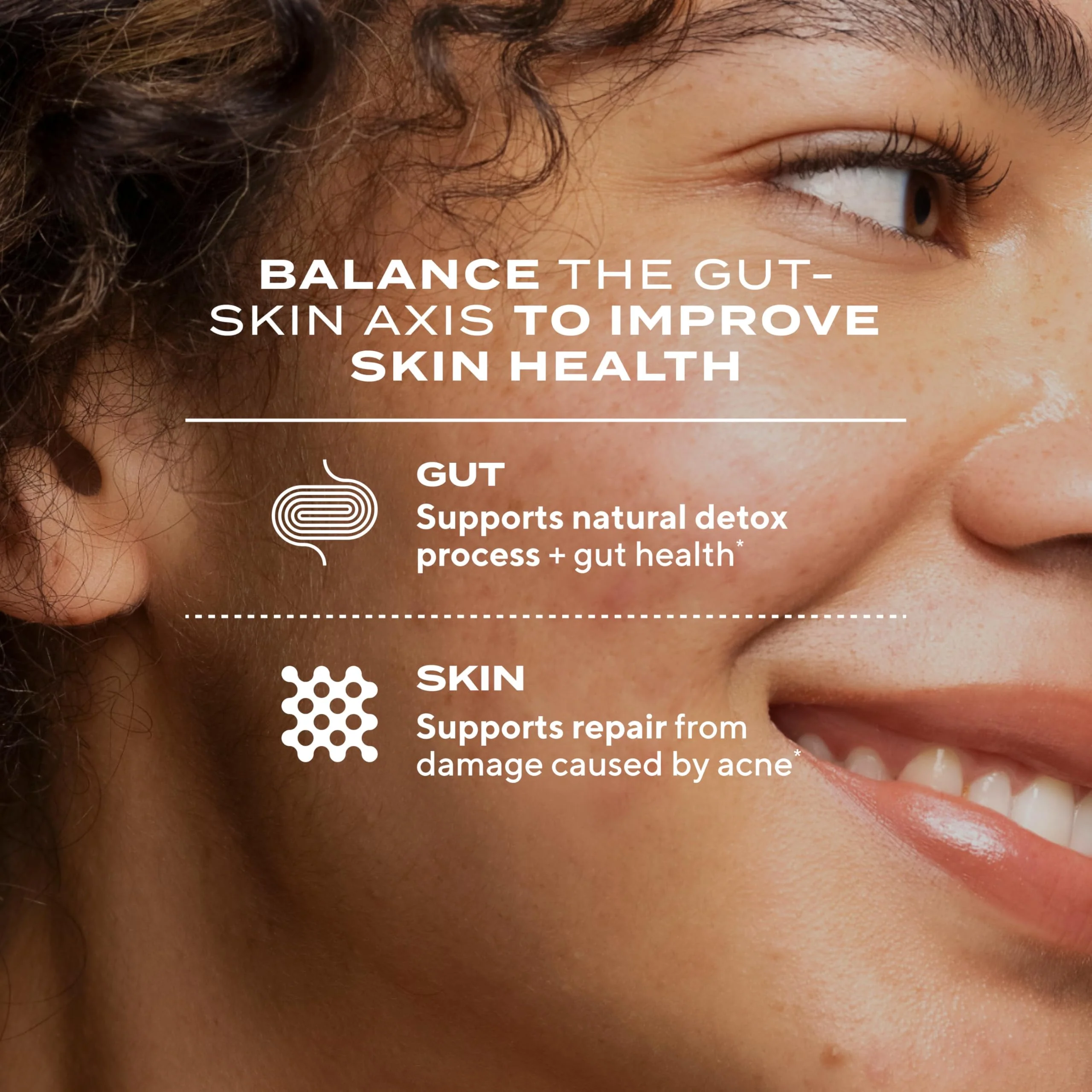 Murad Pure Skin Acne Supplements – 60 Tablets – Clear Skin Support with Blend of Vitamin A & B6, Zinc, Amino Acids, & Burdock Root – Promotes Healthy Skin, Oil Balance, Gut Health & Stress Relief - Image 6