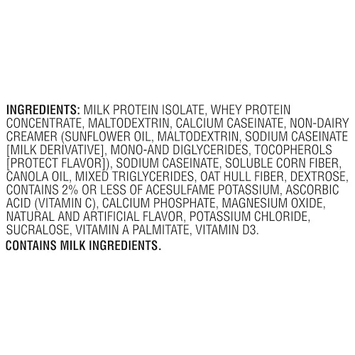 Muscle Milk Genuine Protein Powder, Banana Crème, 1.93 Pounds, 13 Servings, 32g Protein, 4g Sugar, Calcium, Vitamins A, C & D, NSF Certified for Sport, Energizing Snack, Packaging May Vary - Image 2