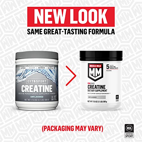 Muscle Milk Pro Series Creatine Powder Supplement, Unflavored, 1.1 Pound, 100 Servings, 5g Creatine Monohydrate, NSF Certified for Sport, Packaging May Vary - Image 7