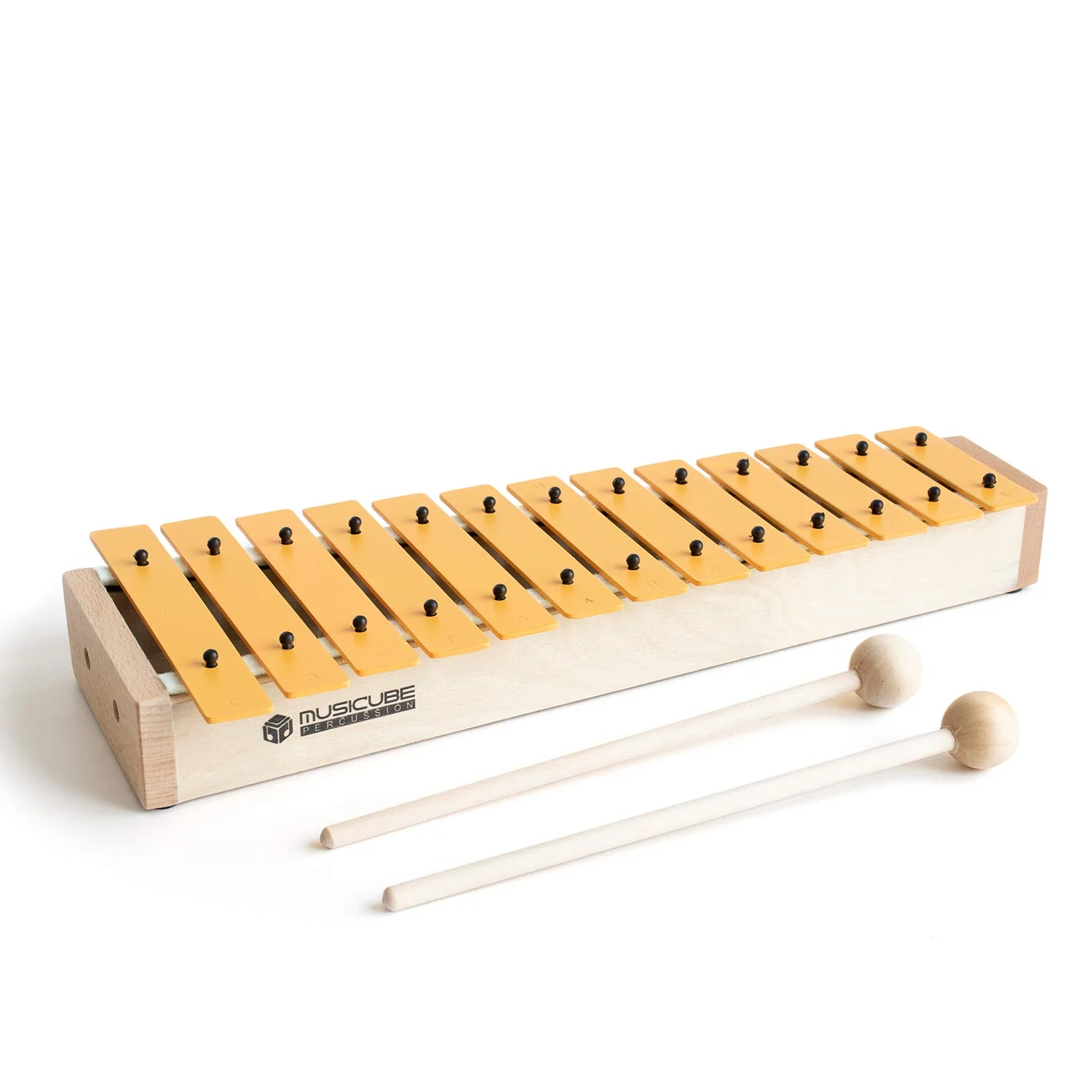 MUSICUBE 13 Keys Xylophone for Kids Wooden Xylophone Musical Instrument with Mallets Glockenspiel Instrument Educational Sensory Musical Toys Christmas Gift Choice for Boys Girls Aged 3+