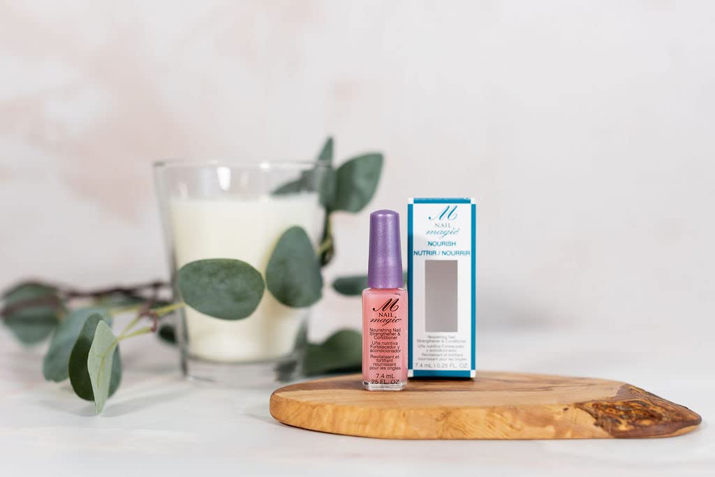 NAIL MAGIC Nourish - Nail Strengthener & Conditioner, Clear Nail Polish with Keratin for Thicker Nails and Nail Growth | Nourish, Strengthen and Hydrate Natural Finger Nails (7.4mL) - Image 6
