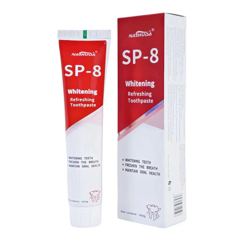 NASHUDA SP-8[Triple Whitening] Probiotic Whitening Toothpaste,Free of Fluoride,Hydroxyapatite,Anti plaque, Oral Health Management - Specification: 1 pcs (Tral Packng) - Image 2