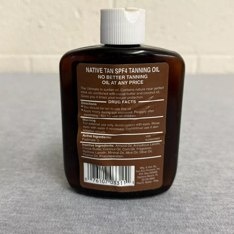 Native Tan Vintage Native Tan SPF 4 Tanning Oil 6oz With Sunscreen - Image 3
